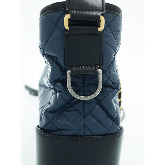 Chanel Gabriel Hobo Bag Shoulder Bag Navy Black - Picture 8 of 9